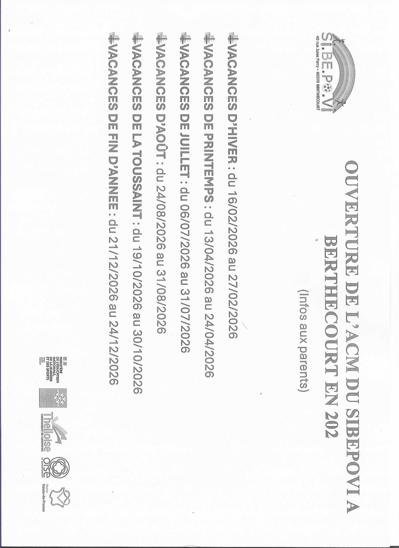 Numerisation 20260115